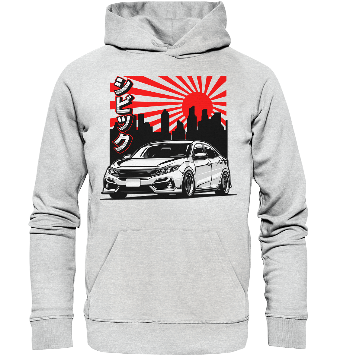 Honda Civic FK7 - Premium Unisex Hoodie - MotoMerch.de