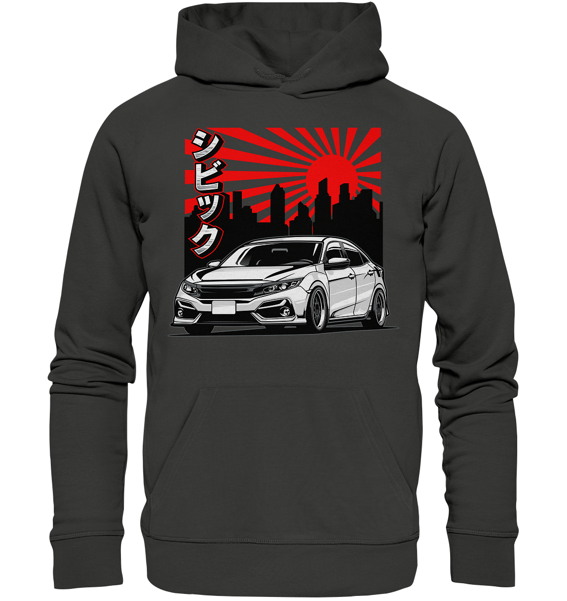 Honda Civic FK7 - Premium Unisex Hoodie - MotoMerch.de