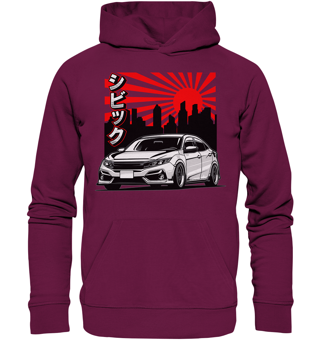 Honda Civic FK7 - Premium Unisex Hoodie - MotoMerch.de