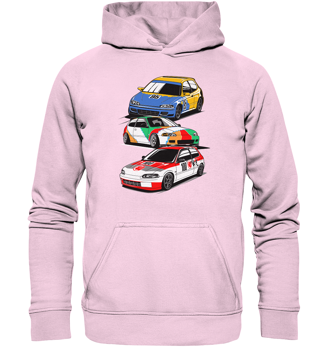 Honda Civic Hatch Gang - Basic Unisex Hoodie - MotoMerch.de