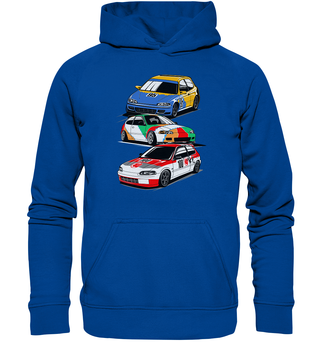Honda Civic Hatch Gang - Basic Unisex Hoodie - MotoMerch.de