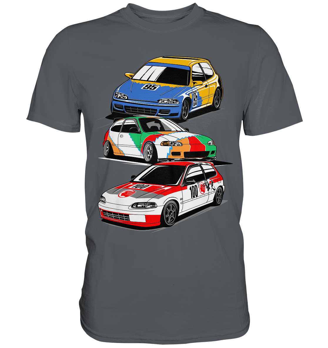 Honda Civic Hatch Gang - Premium Shirt - MotoMerch.de