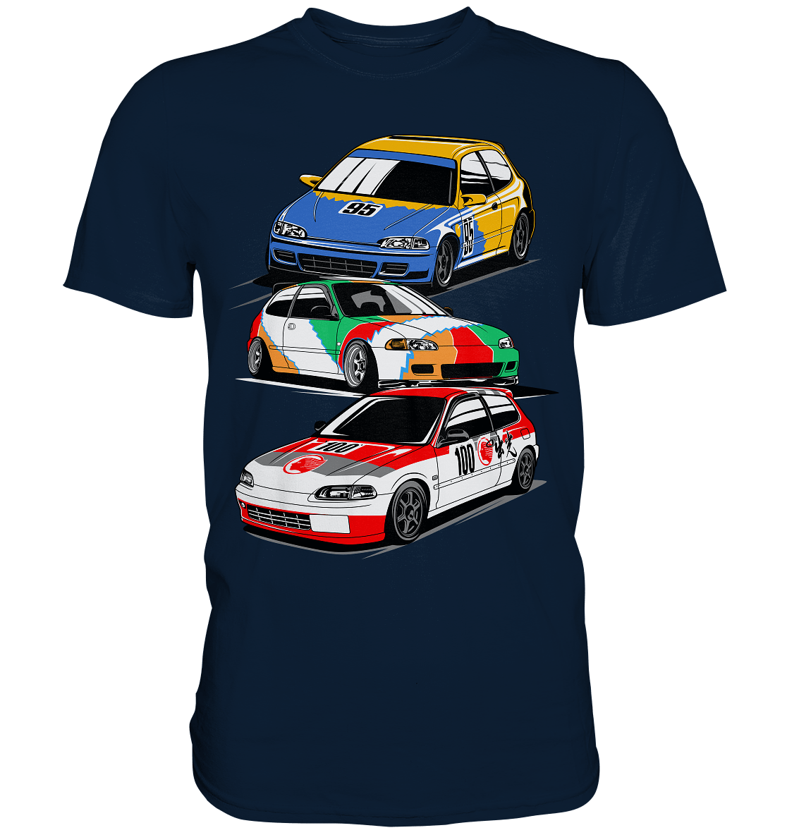 Honda Civic Hatch Gang - Premium Shirt - MotoMerch.de