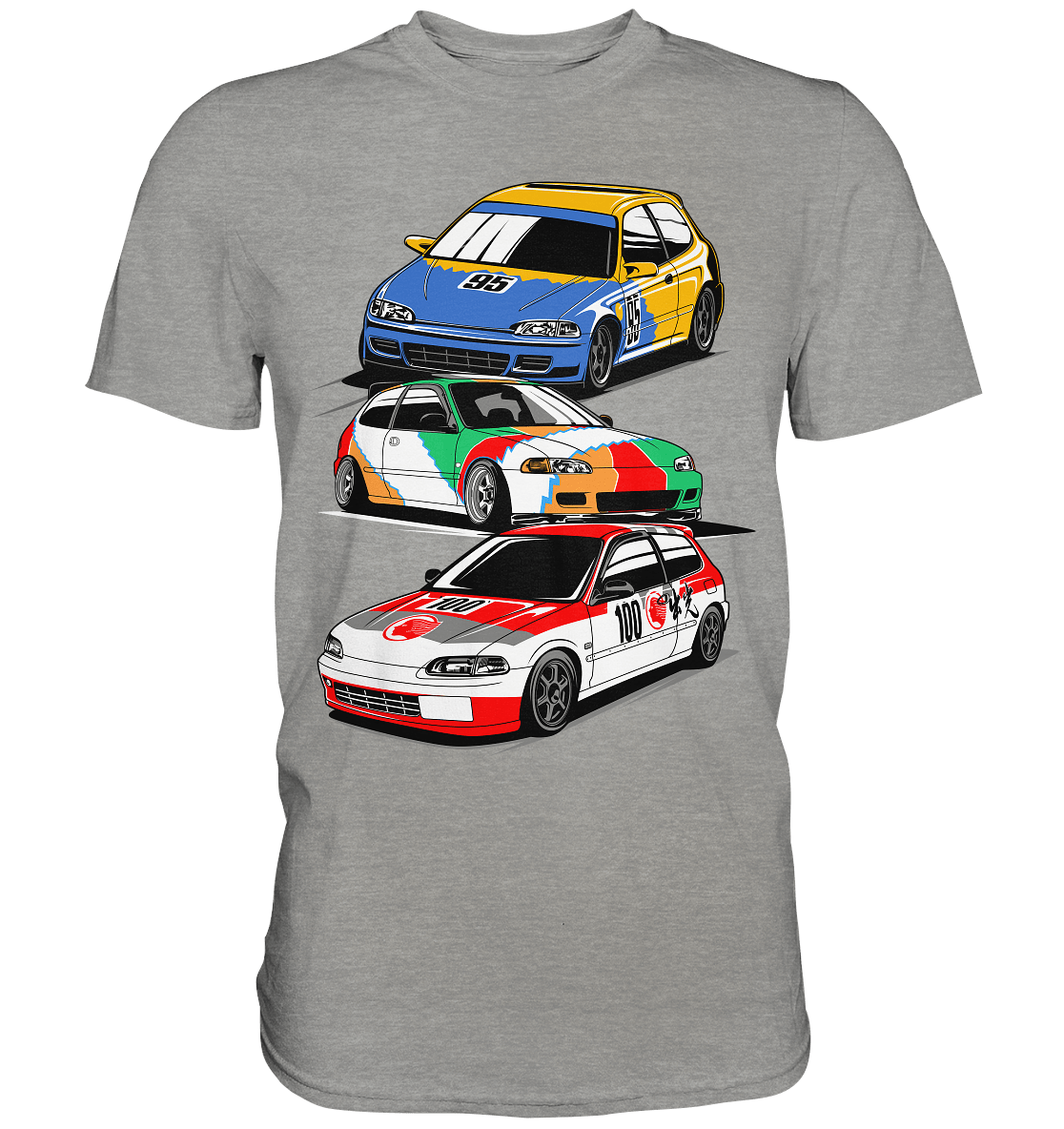 Honda Civic Hatch Gang - Premium Shirt - MotoMerch.de