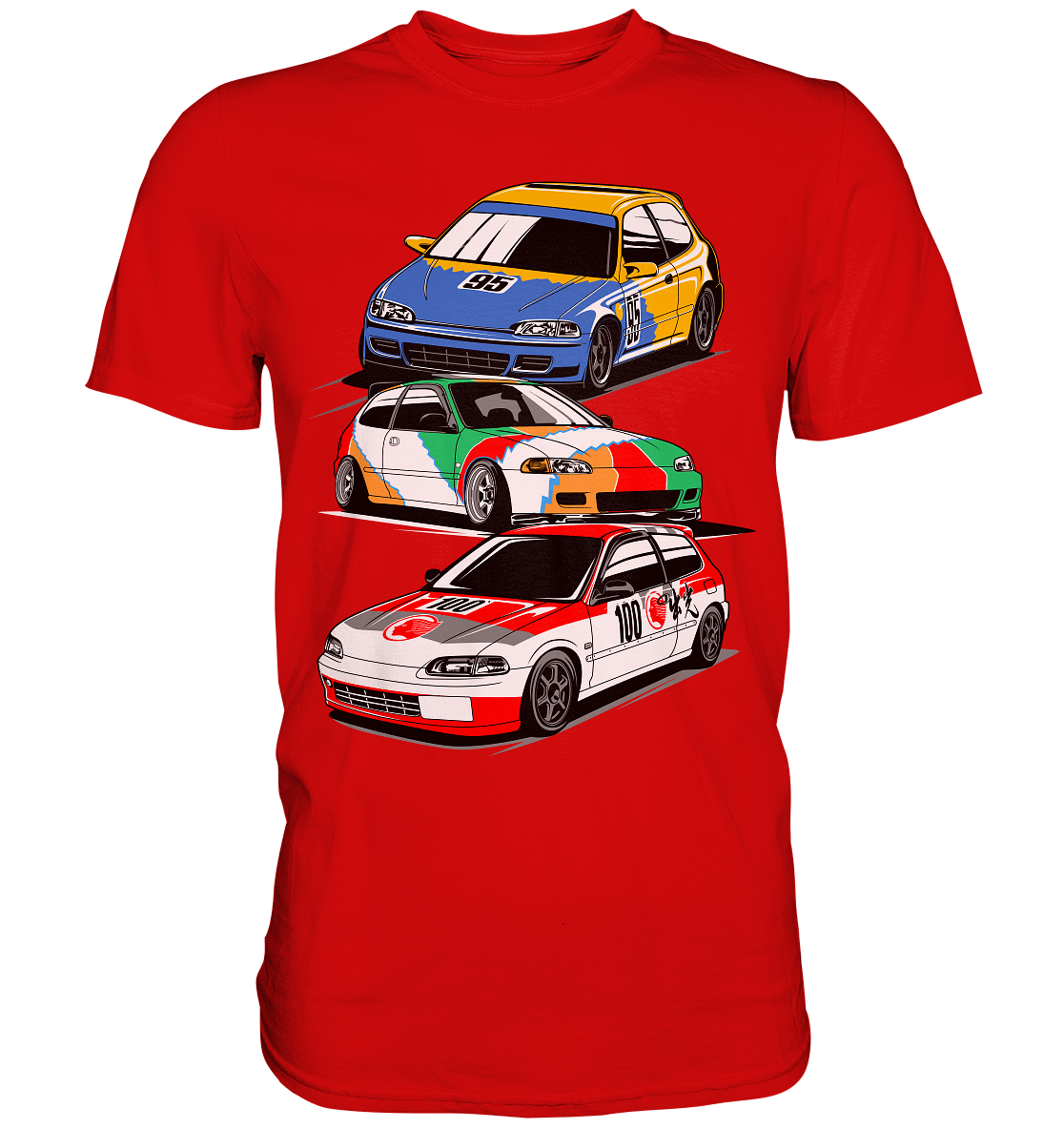 Honda Civic Hatch Gang - Premium Shirt - MotoMerch.de