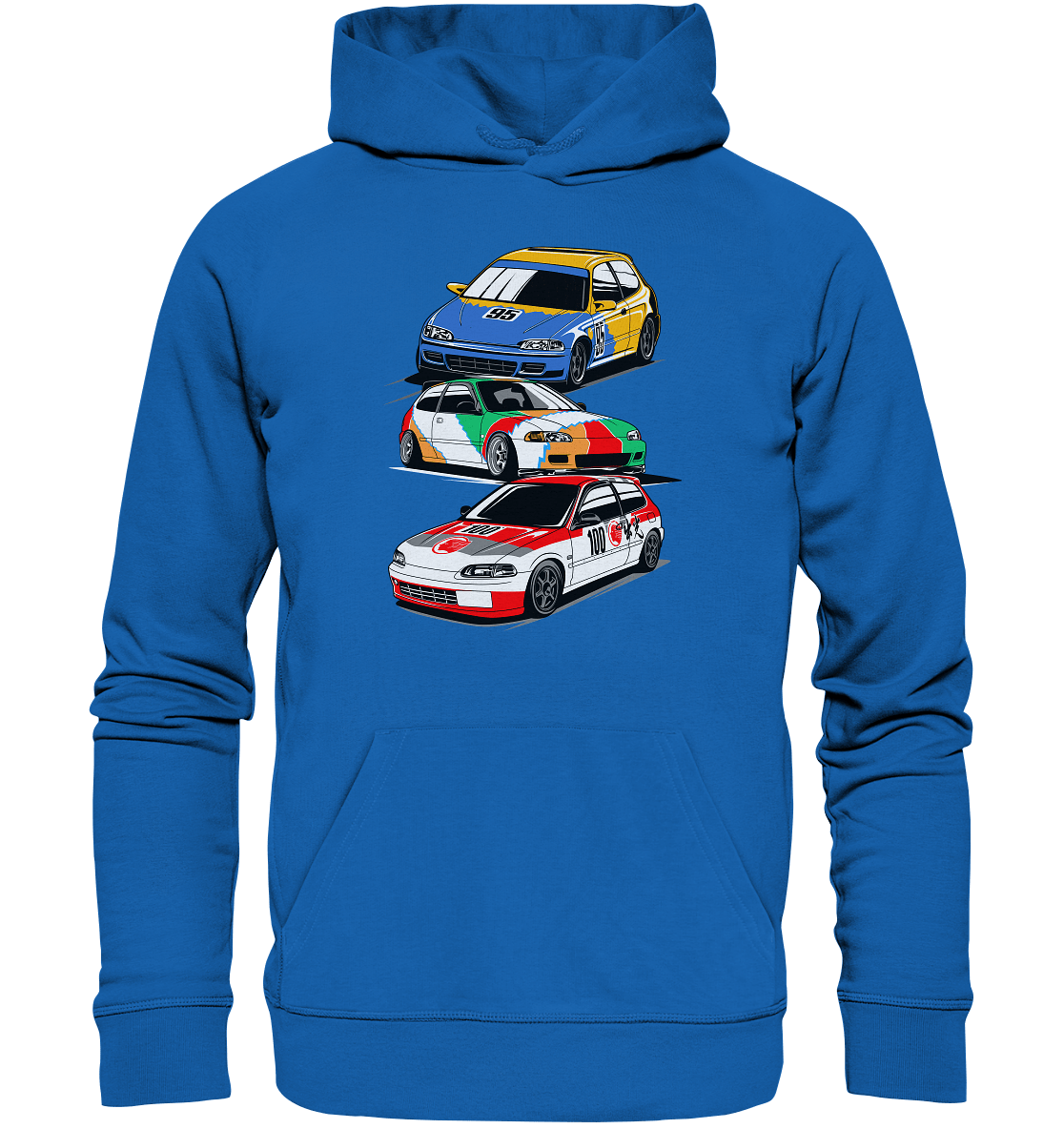Honda Civic Hatch Gang - Premium Unisex Hoodie - MotoMerch.de
