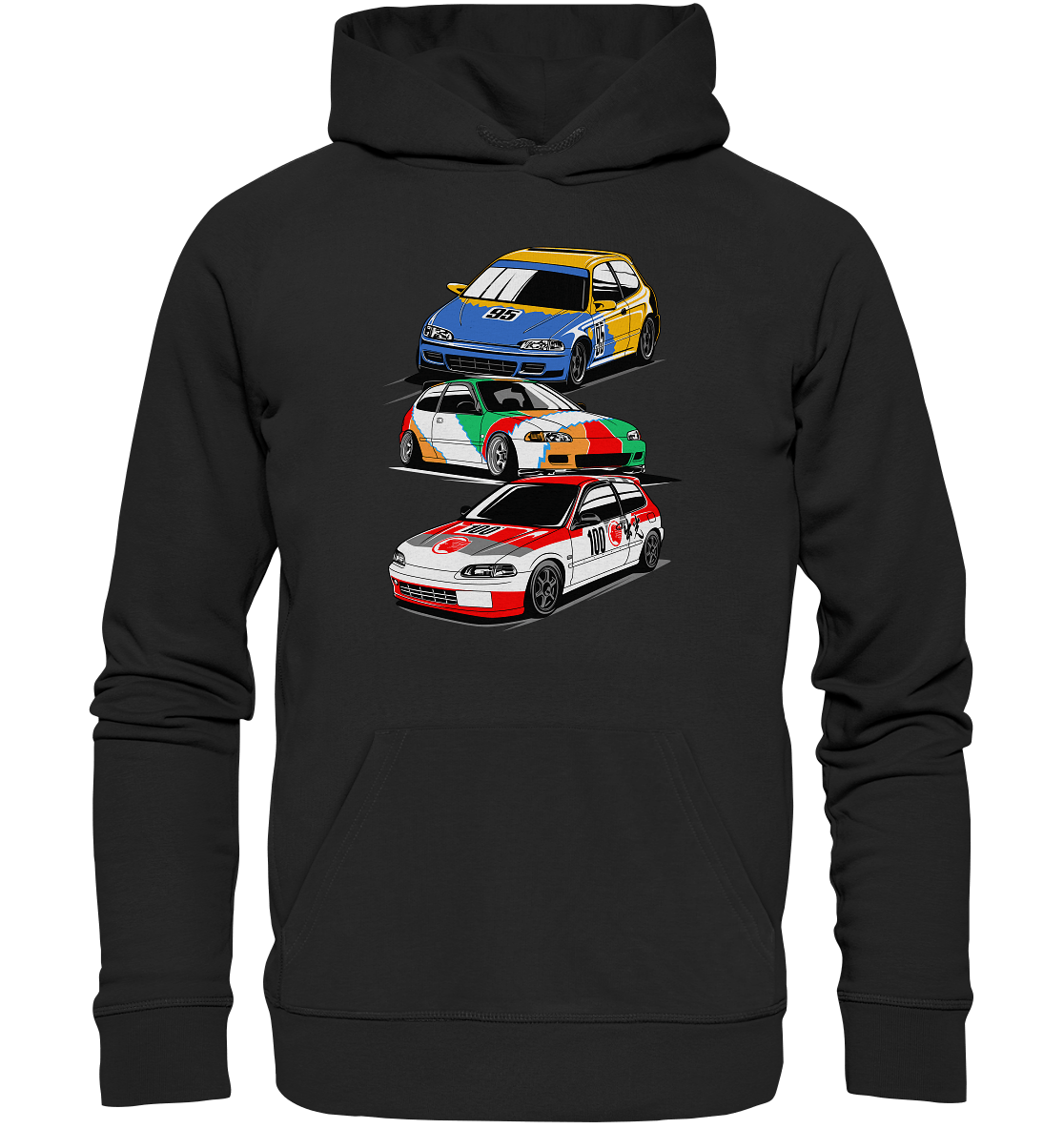 Honda Civic Hatch Gang - Premium Unisex Hoodie - MotoMerch.de
