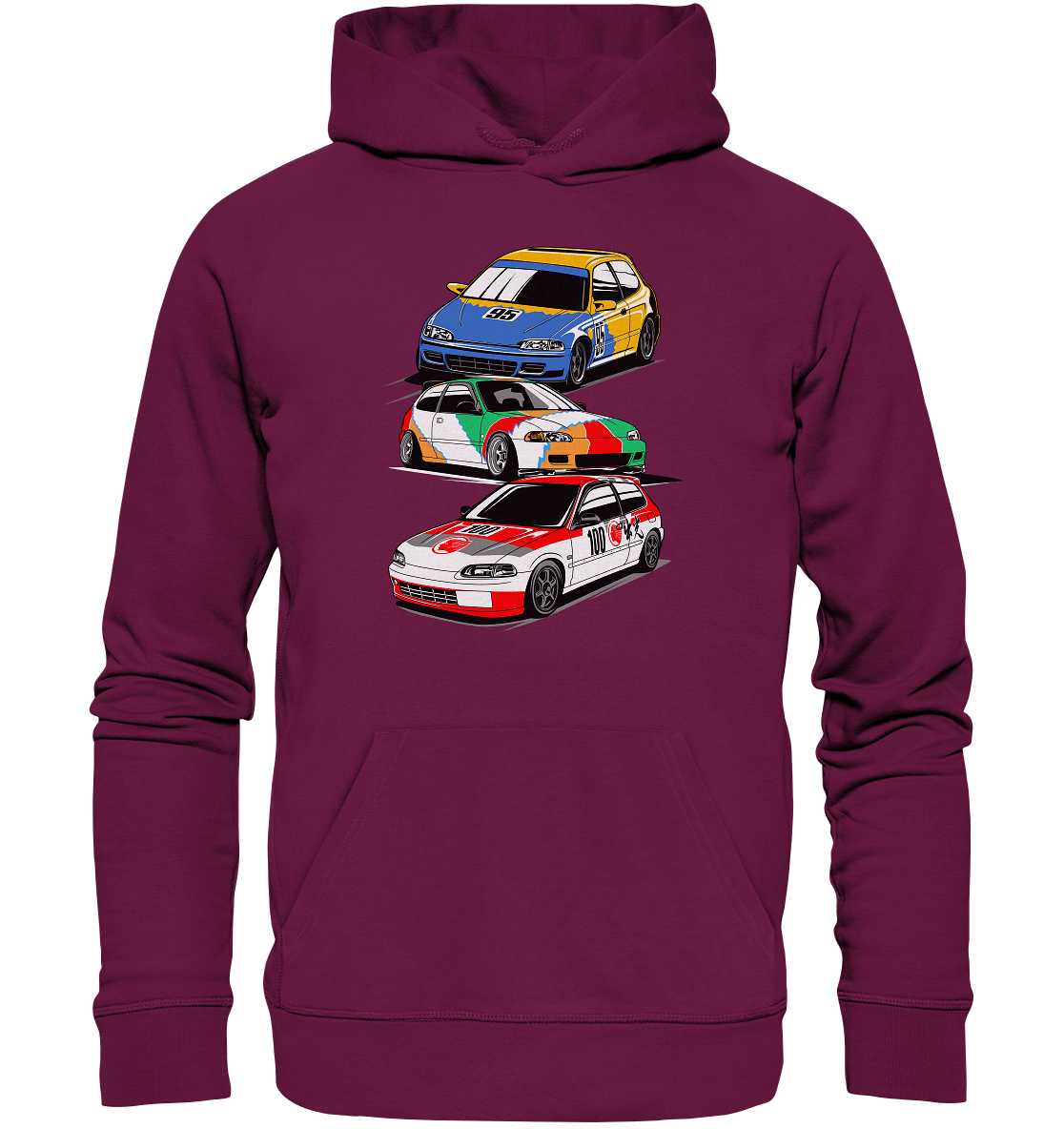 Honda Civic Hatch Gang - Premium Unisex Hoodie - MotoMerch.de