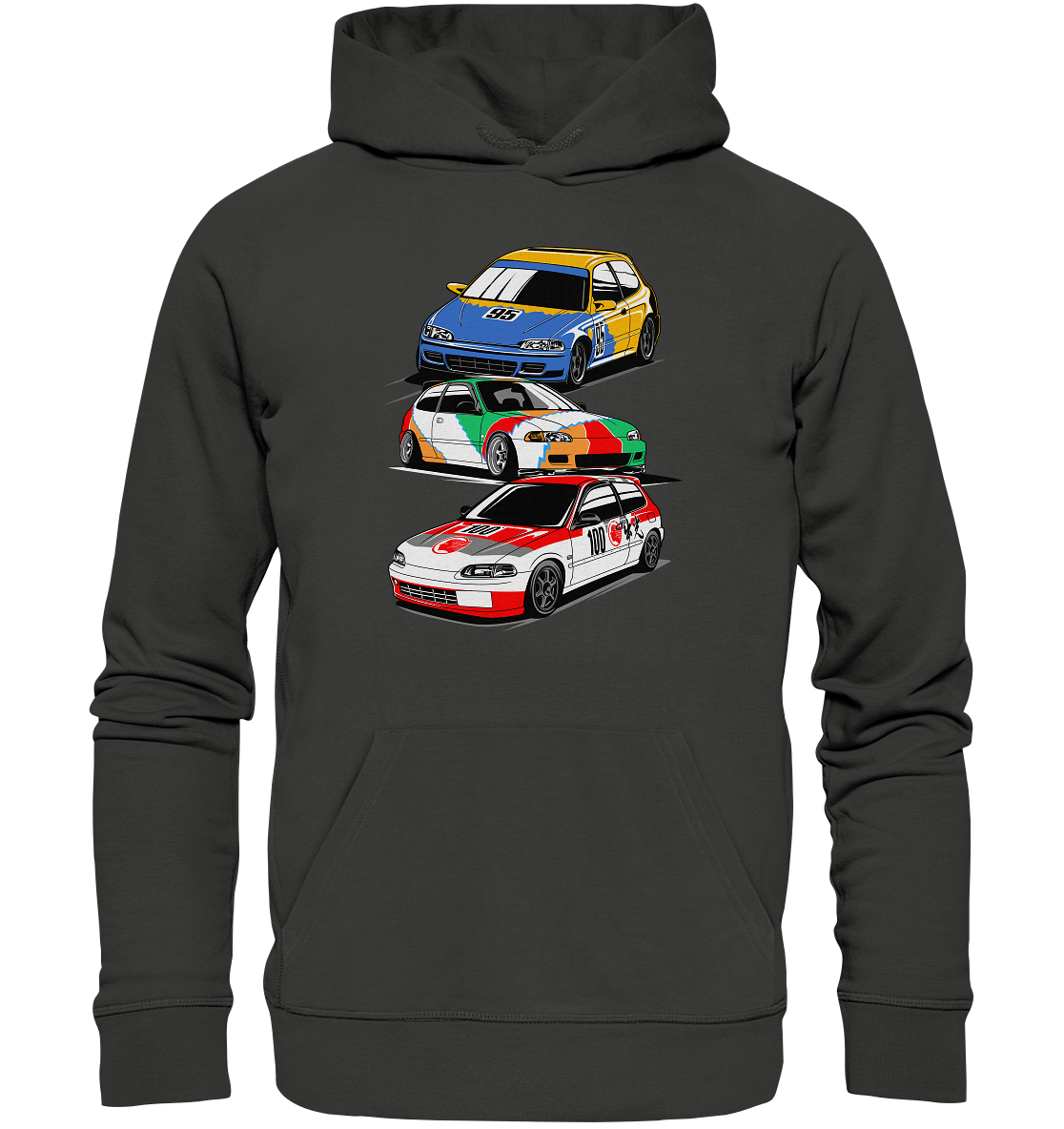 Honda Civic Hatch Gang - Premium Unisex Hoodie - MotoMerch.de