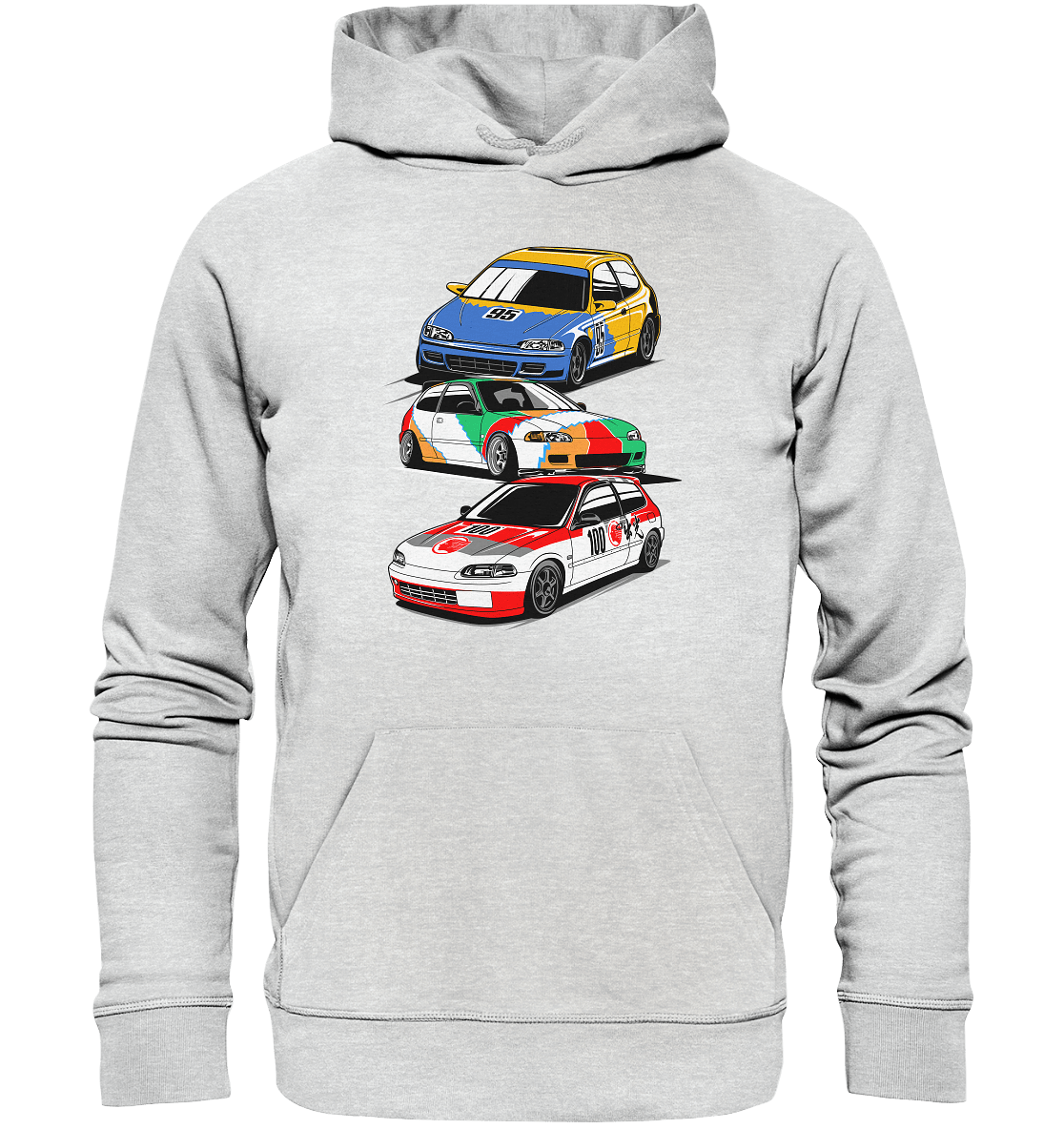 Honda Civic Hatch Gang - Premium Unisex Hoodie - MotoMerch.de