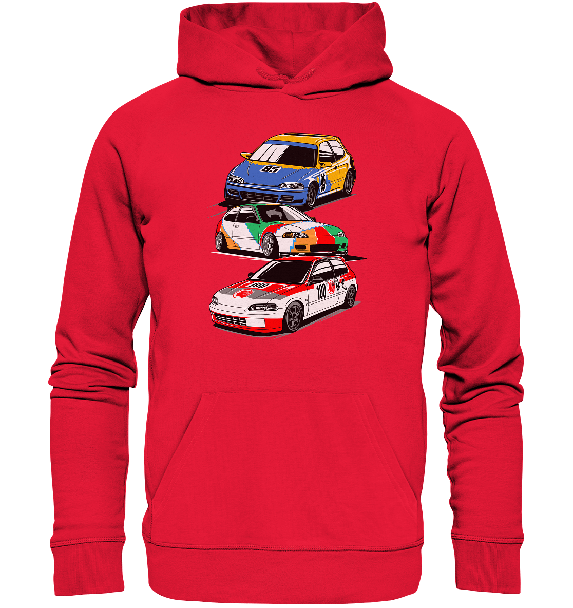 Honda Civic Hatch Gang - Premium Unisex Hoodie - MotoMerch.de