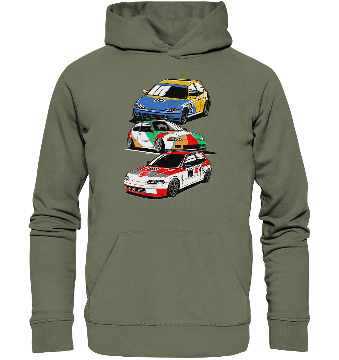 Honda Civic Hatch Gang - Premium Unisex Hoodie - MotoMerch.de