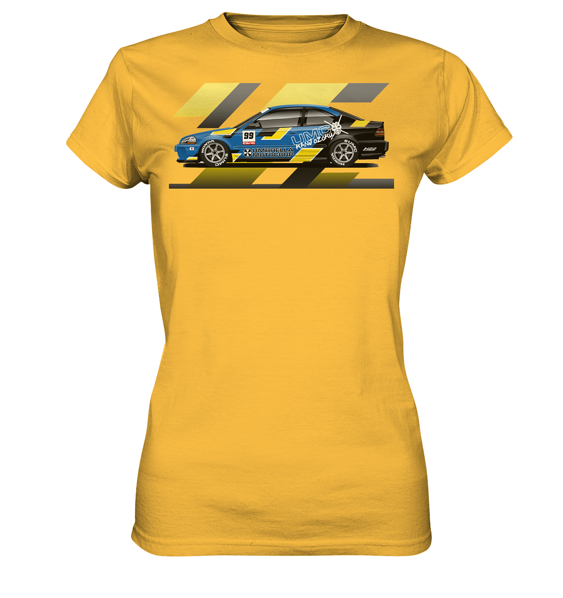 Honda Civic Kanjo Coupe - Ladies Premium Shirt - MotoMerch.de