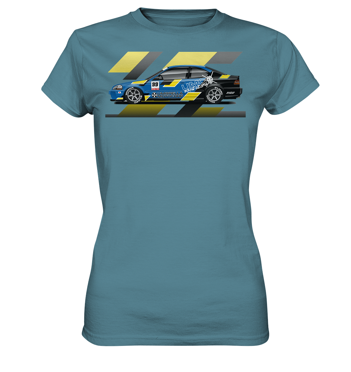 Honda Civic Kanjo Coupe - Ladies Premium Shirt - MotoMerch.de