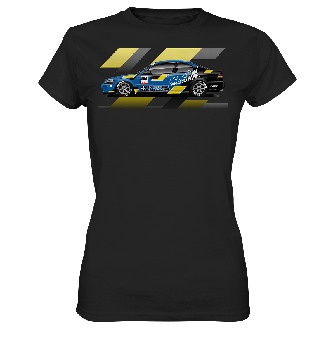 Honda Civic Kanjo Coupe - Ladies Premium Shirt - MotoMerch.de
