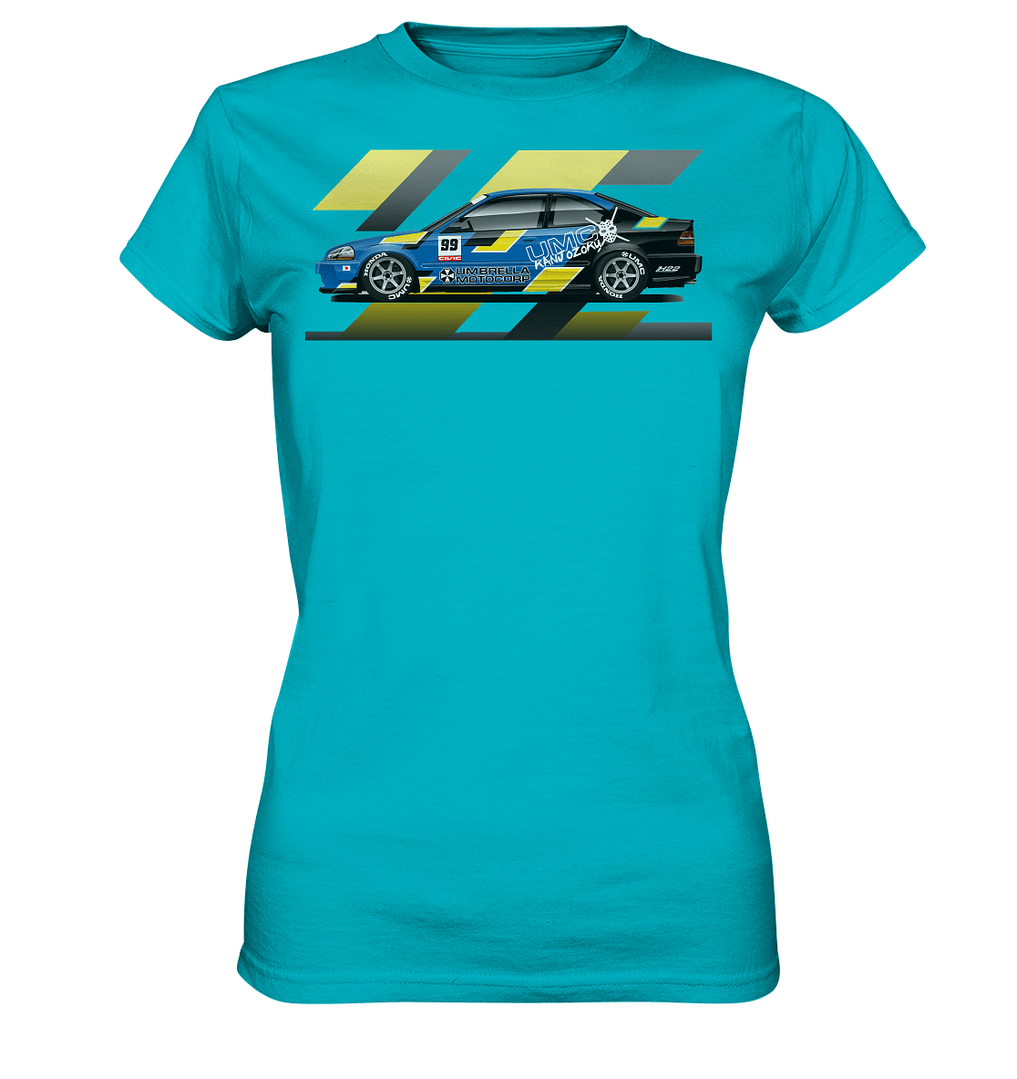 Honda Civic Kanjo Coupe - Ladies Premium Shirt - MotoMerch.de