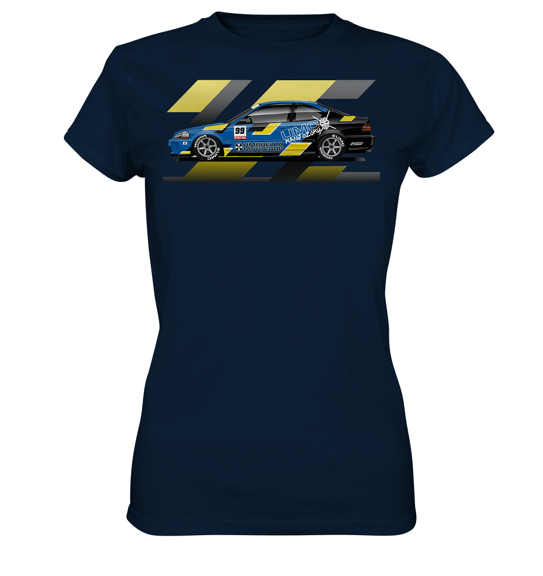 Honda Civic Kanjo Coupe - Ladies Premium Shirt - MotoMerch.de