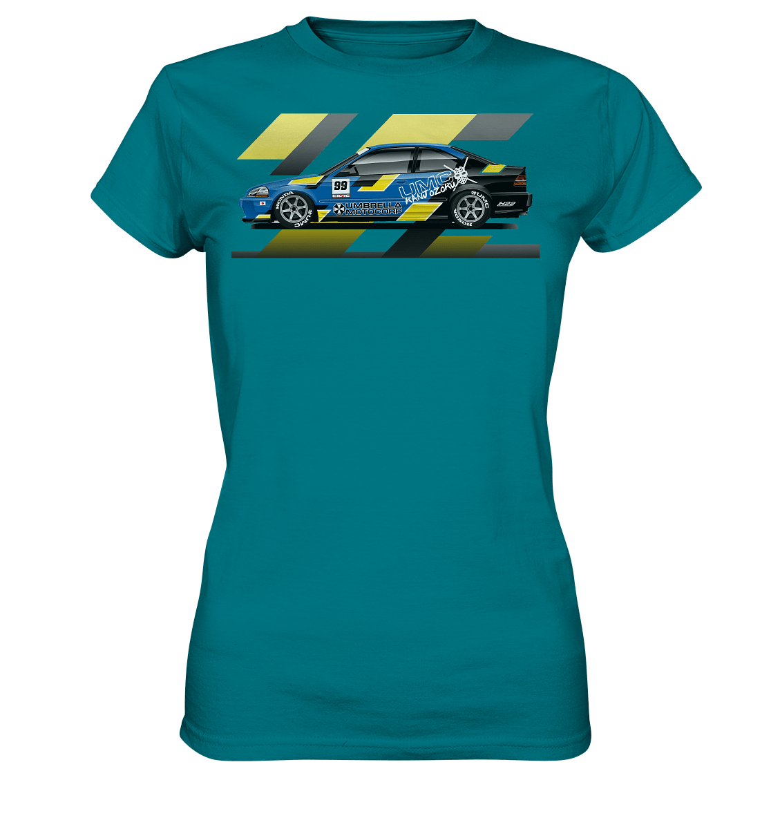Honda Civic Kanjo Coupe - Ladies Premium Shirt - MotoMerch.de