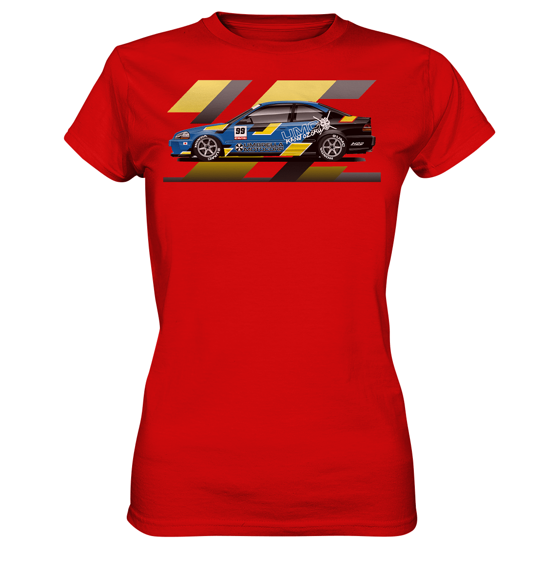 Honda Civic Kanjo Coupe - Ladies Premium Shirt - MotoMerch.de