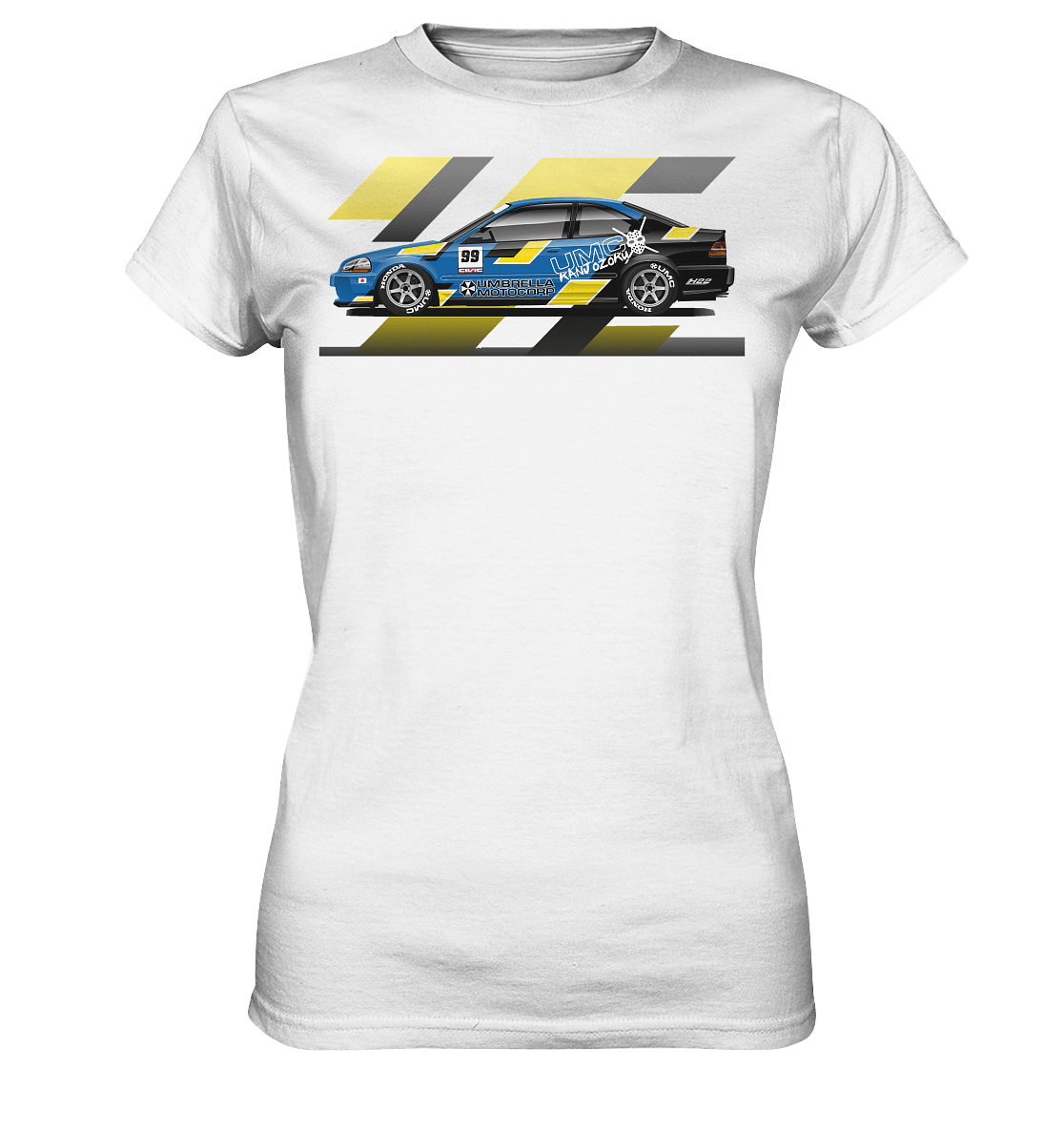 Honda Civic Kanjo Coupe - Ladies Premium Shirt - MotoMerch.de