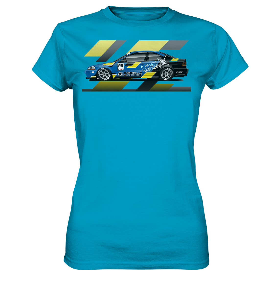 Honda Civic Kanjo Coupe - Ladies Premium Shirt - MotoMerch.de