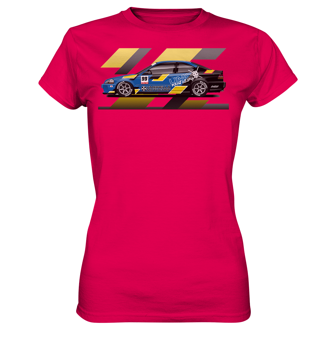 Honda Civic Kanjo Coupe - Ladies Premium Shirt - MotoMerch.de