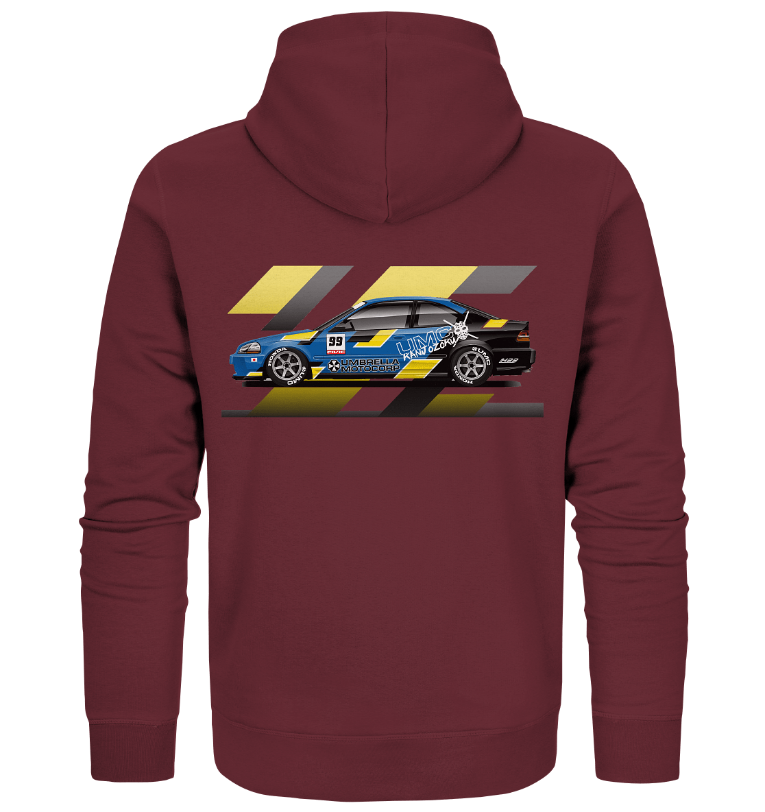 Honda Civic Kanjo Coupe - Organic Zipper - MotoMerch.de