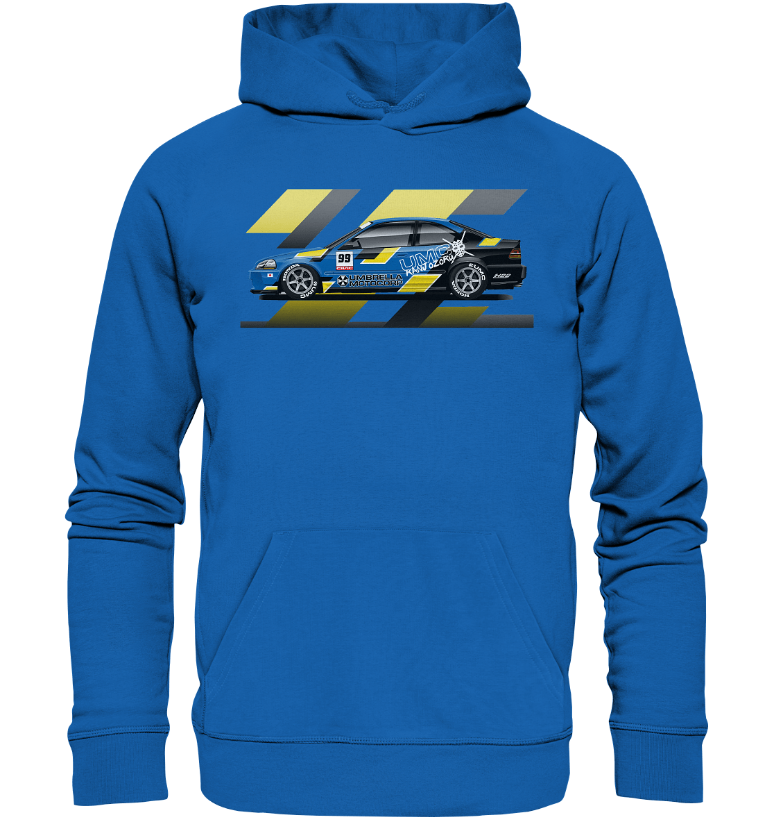 Honda Civic Kanjo Coupe - Premium Unisex Hoodie - MotoMerch.de