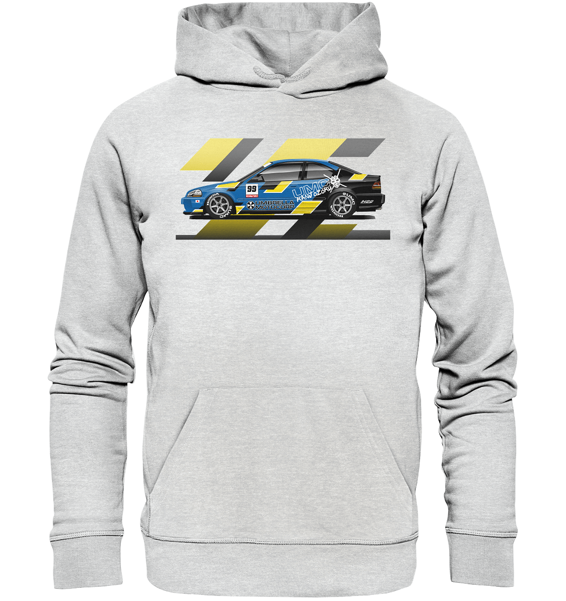 Honda Civic Kanjo Coupe - Premium Unisex Hoodie - MotoMerch.de