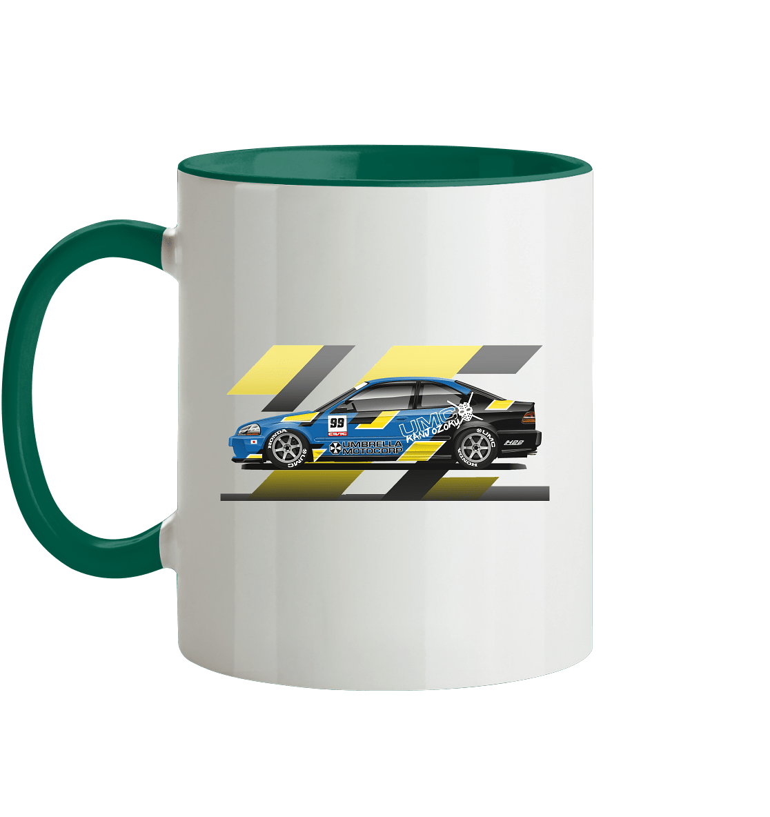 Honda Civic Kanjo Coupe - Tasse zweifarbig - MotoMerch.de