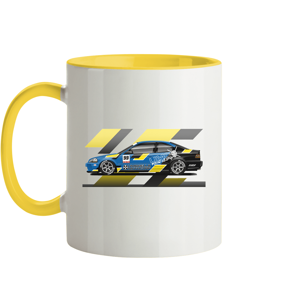 Honda Civic Kanjo Coupe - Tasse zweifarbig - MotoMerch.de