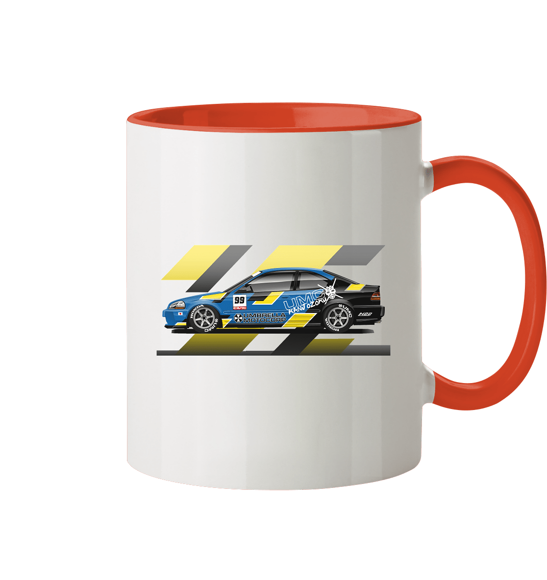 Honda Civic Kanjo Coupe - Tasse zweifarbig - MotoMerch.de