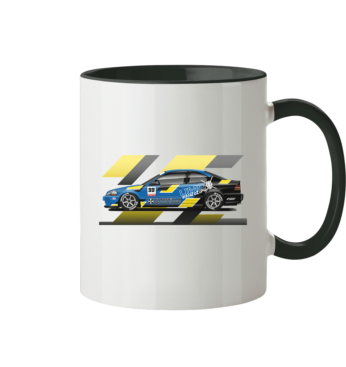 Honda Civic Kanjo Coupe - Tasse zweifarbig - MotoMerch.de