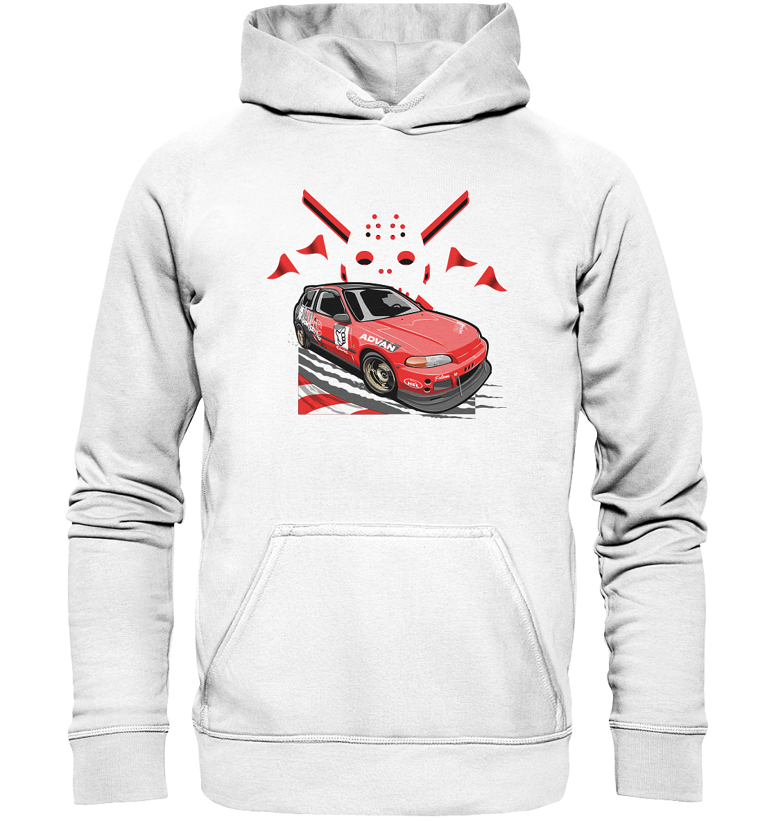 Honda Civic Kanjo EG6 - Basic Unisex Hoodie - MotoMerch.de
