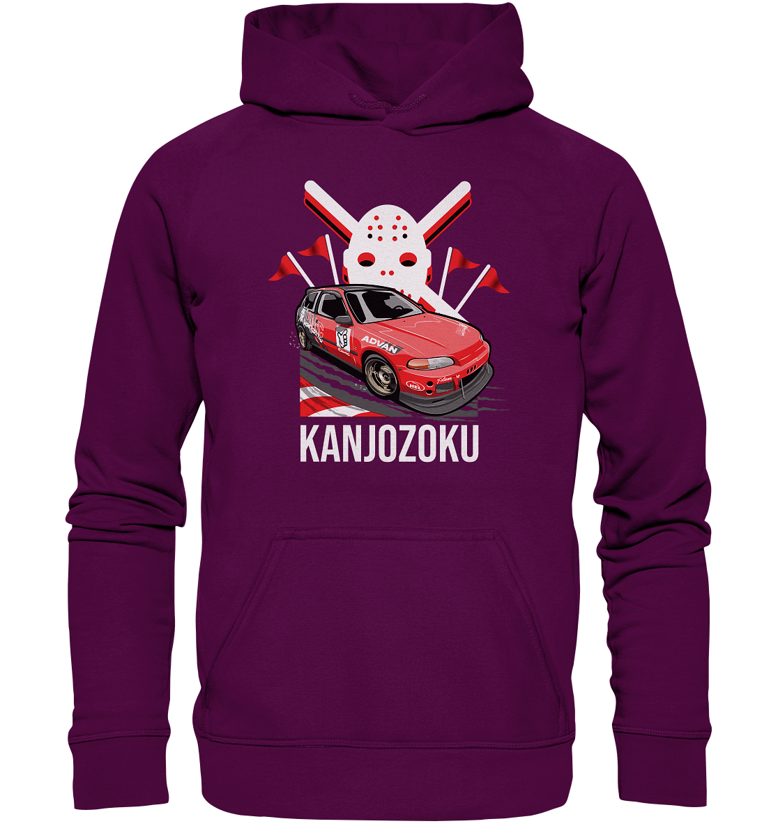 Honda Civic Kanjo EG6 - Basic Unisex Hoodie - MotoMerch.de