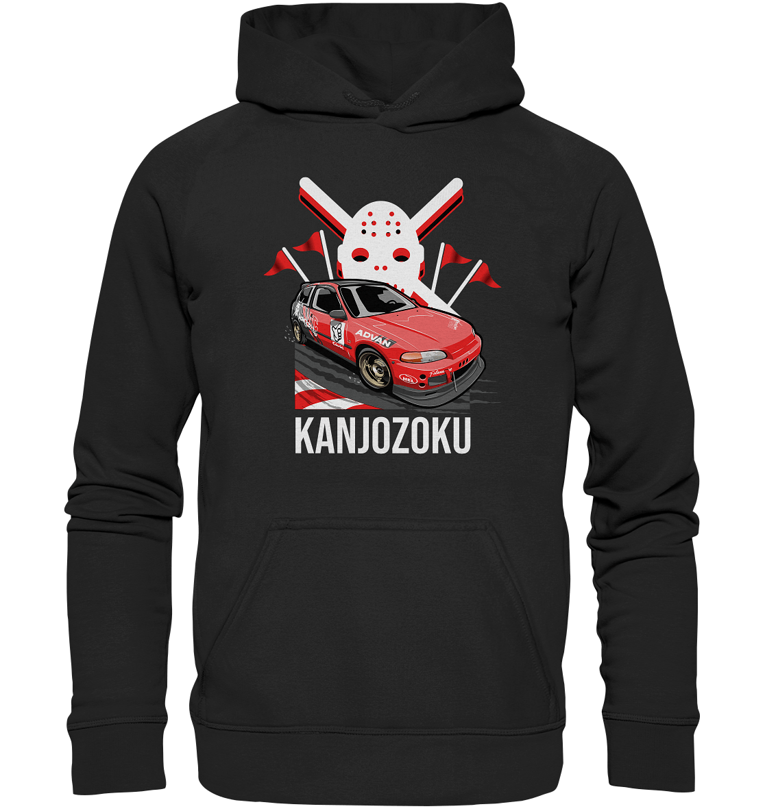 Honda Civic Kanjo EG6 - Basic Unisex Hoodie - MotoMerch.de