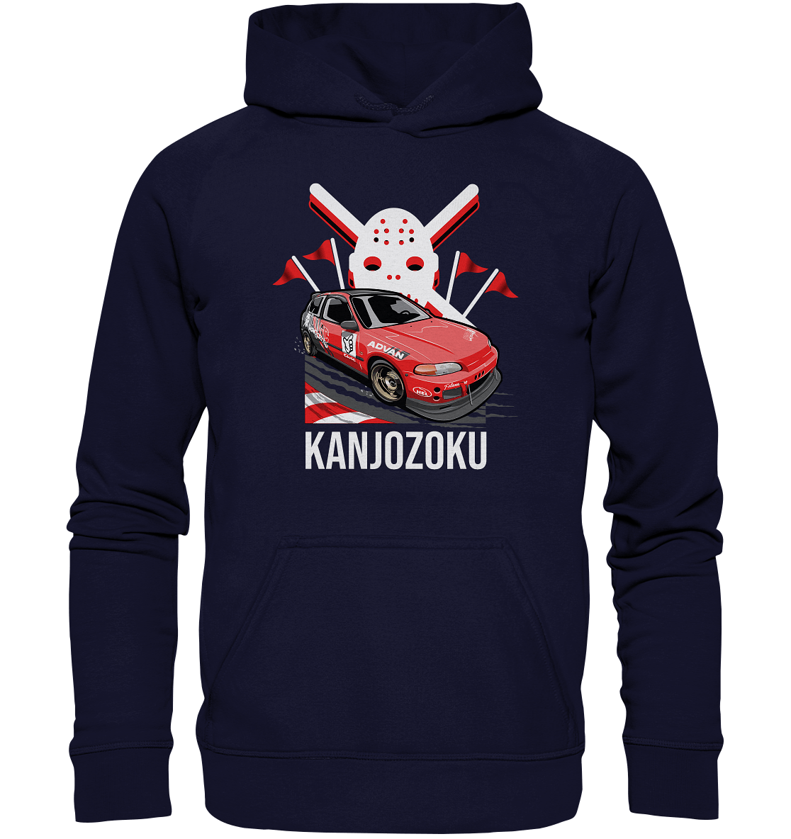 Honda Civic Kanjo EG6 - Basic Unisex Hoodie - MotoMerch.de