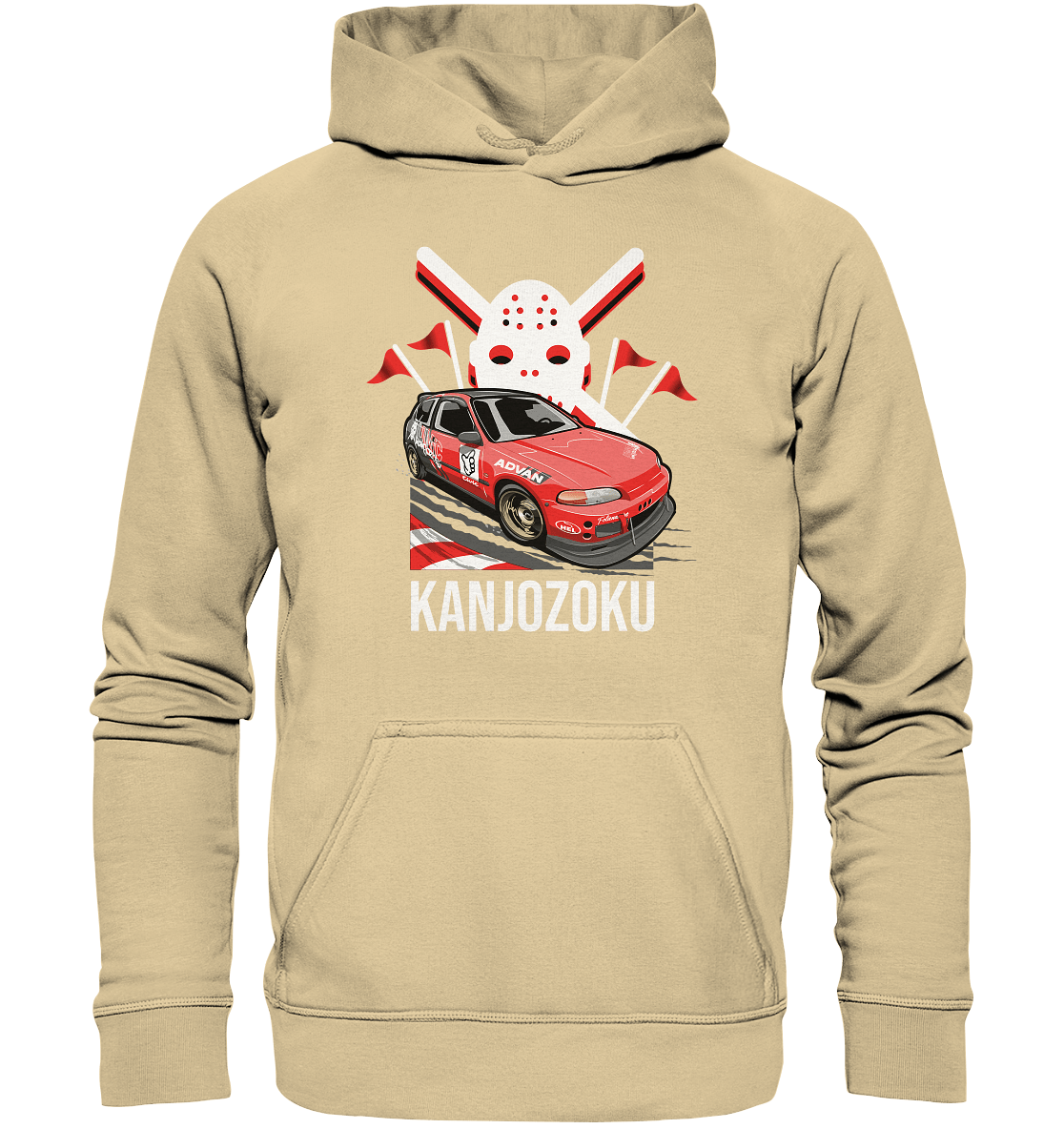 Honda Civic Kanjo EG6 - Basic Unisex Hoodie - MotoMerch.de