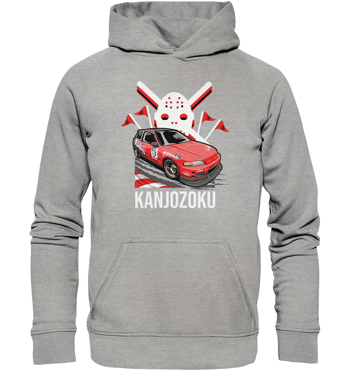 Honda Civic Kanjo EG6 - Basic Unisex Hoodie - MotoMerch.de