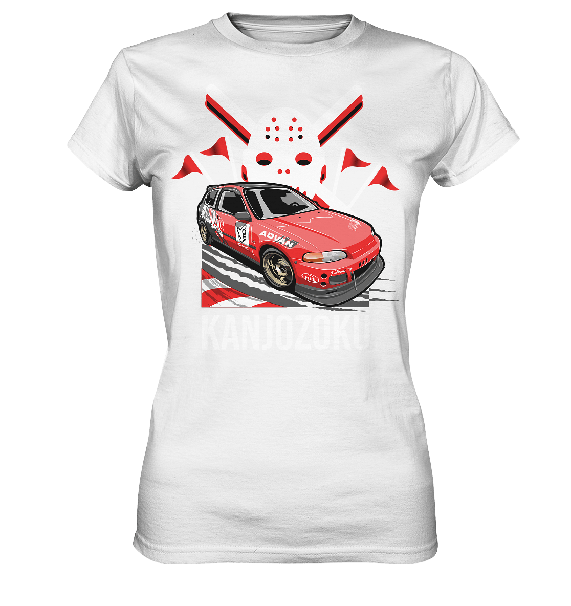 Honda Civic Kanjo EG6 - Ladies Premium Shirt - MotoMerch.de