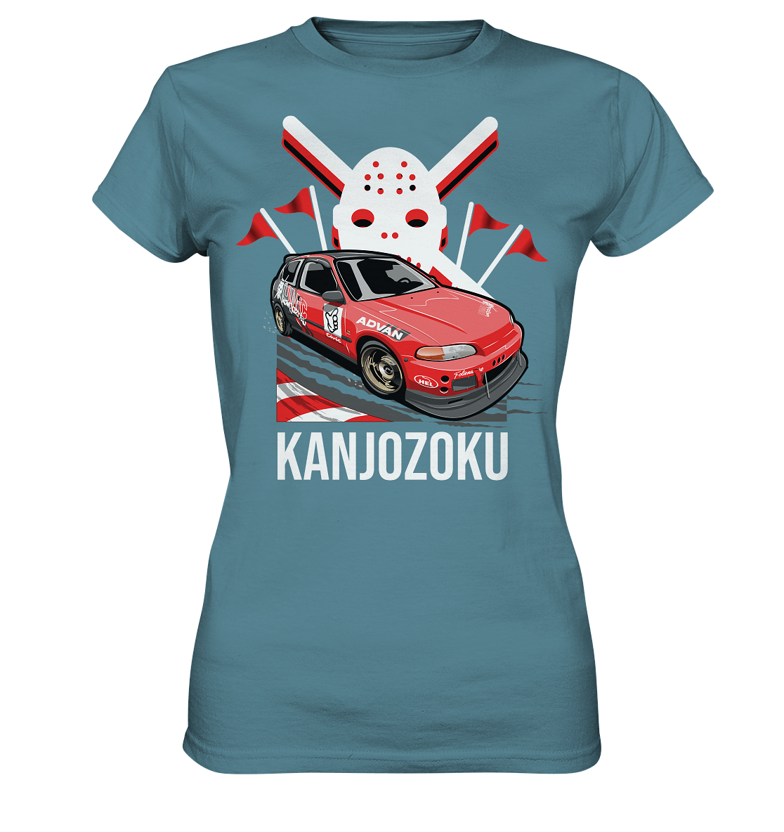 Honda Civic Kanjo EG6 - Ladies Premium Shirt - MotoMerch.de