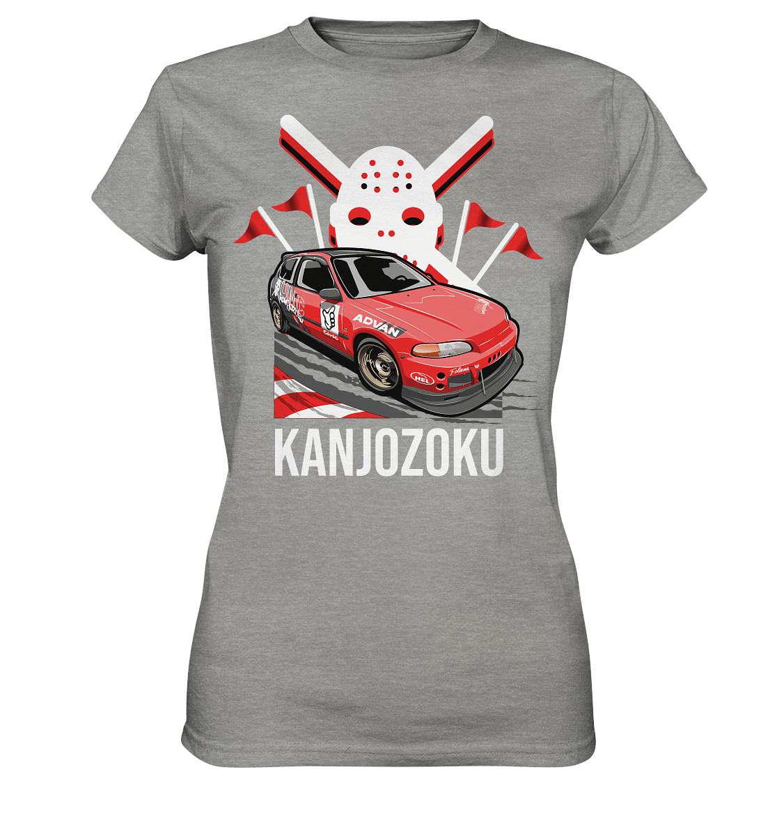 Honda Civic Kanjo EG6 - Ladies Premium Shirt - MotoMerch.de