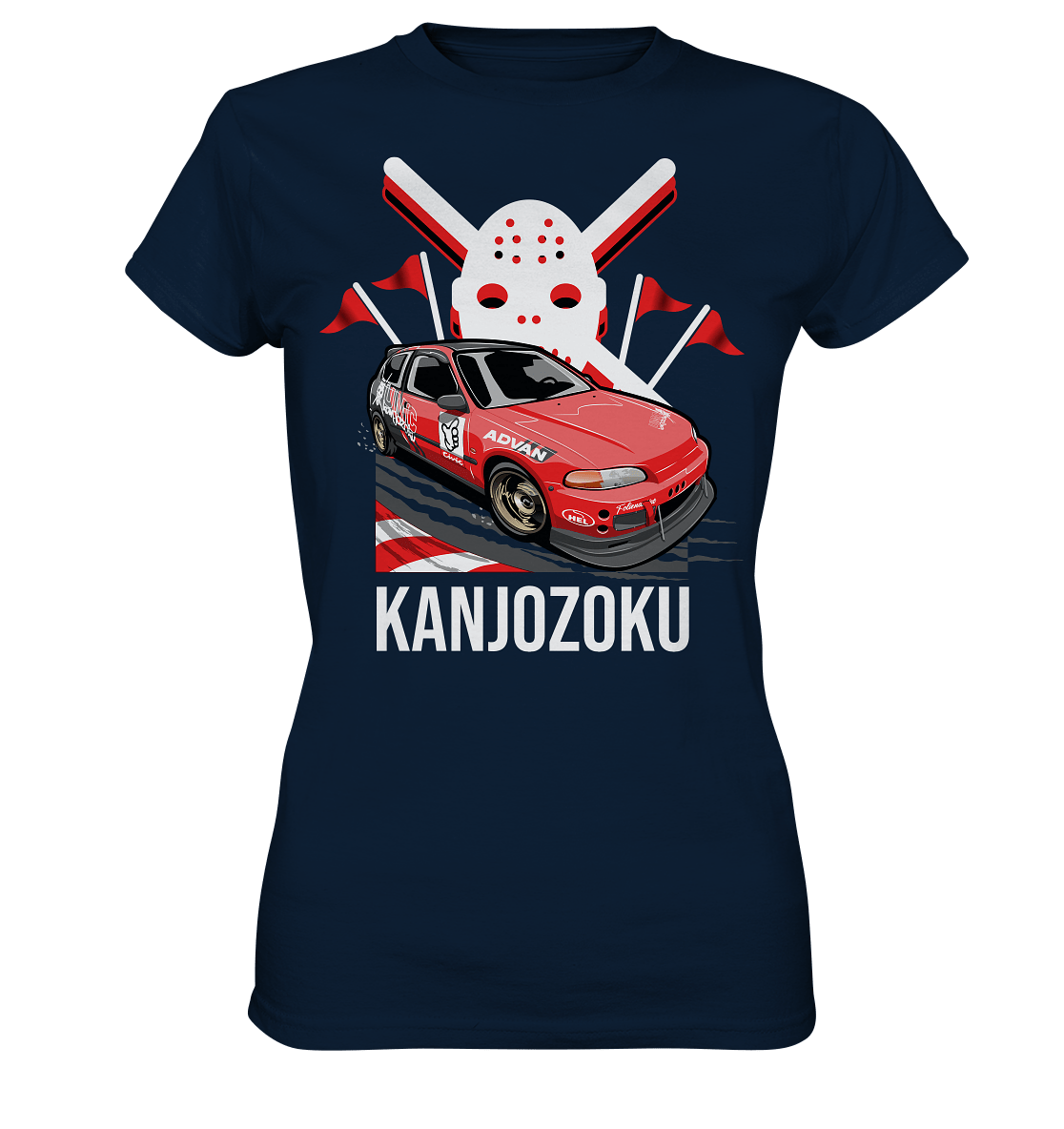 Honda Civic Kanjo EG6 - Ladies Premium Shirt - MotoMerch.de