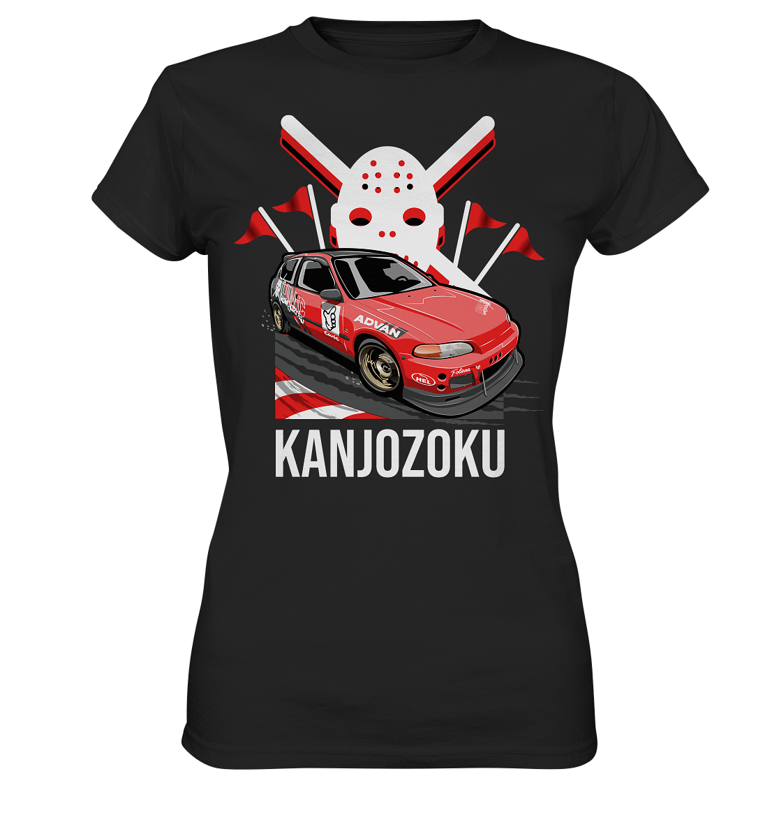 Honda Civic Kanjo EG6 - Ladies Premium Shirt - MotoMerch.de