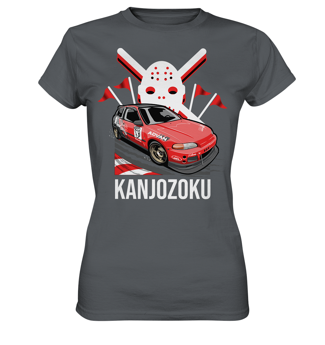 Honda Civic Kanjo EG6 - Ladies Premium Shirt - MotoMerch.de