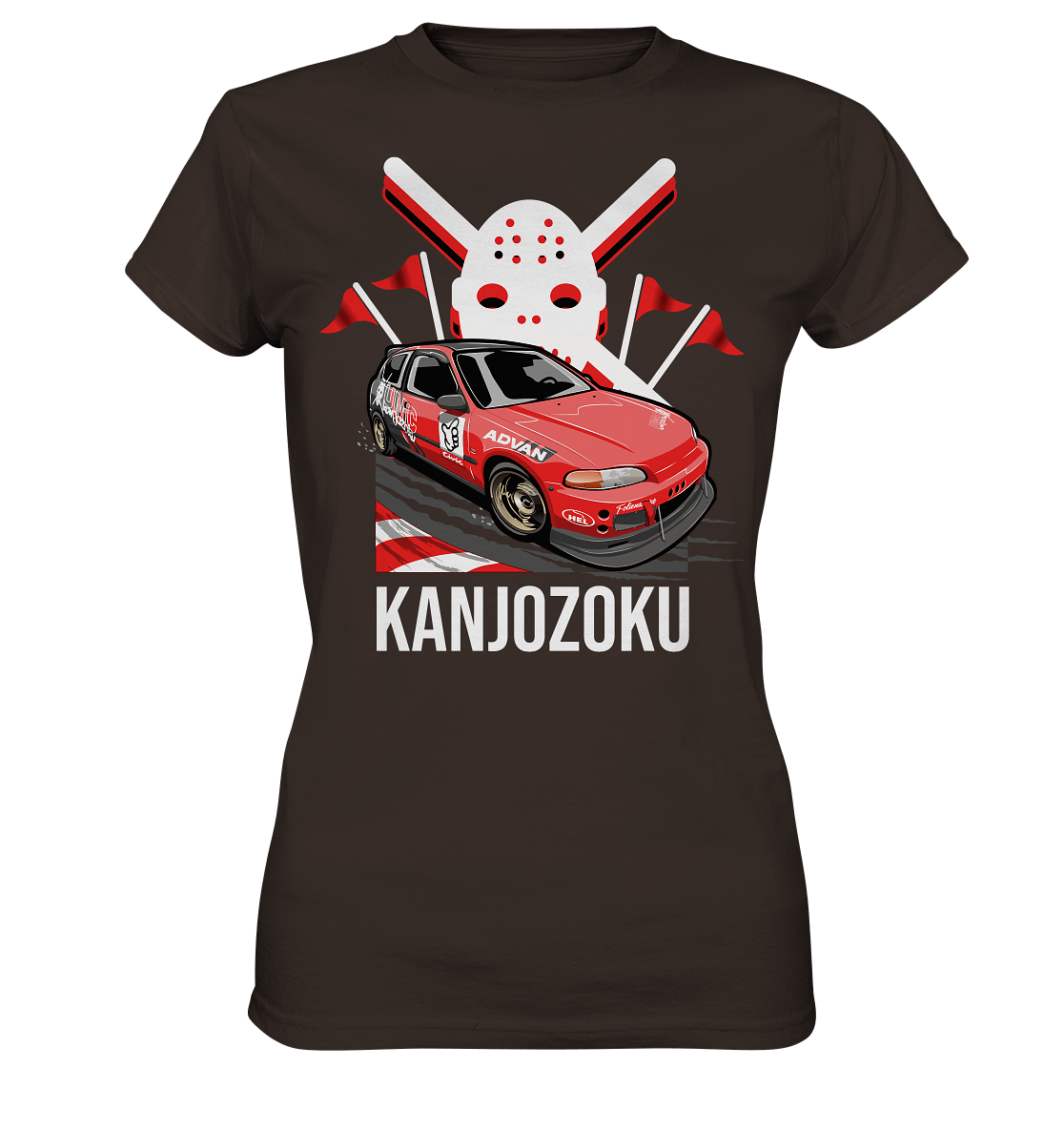 Honda Civic Kanjo EG6 - Ladies Premium Shirt - MotoMerch.de