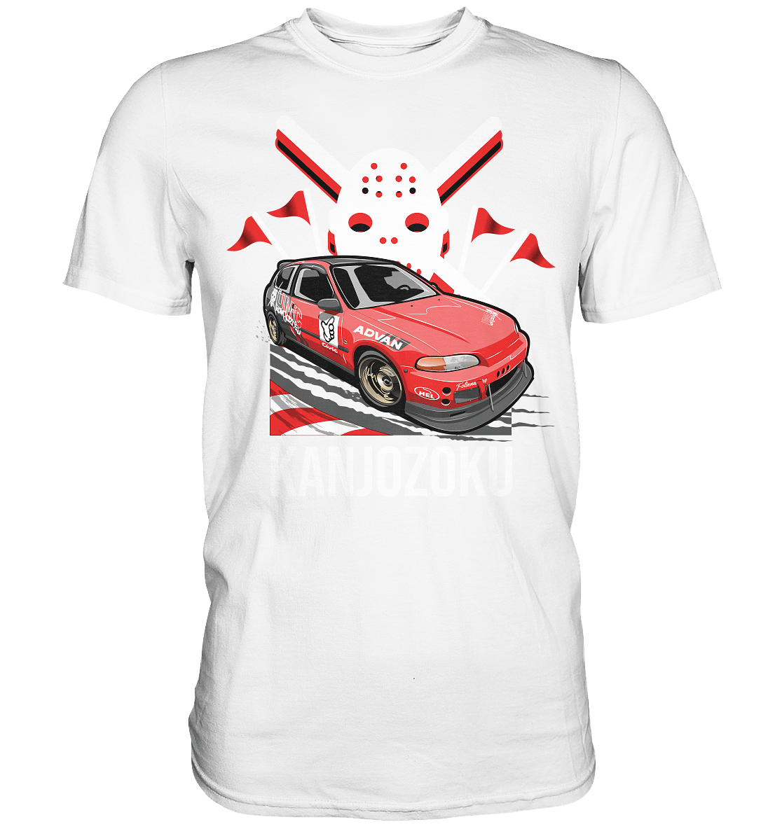 Honda Civic Kanjo EG6 - Premium Shirt - MotoMerch.de