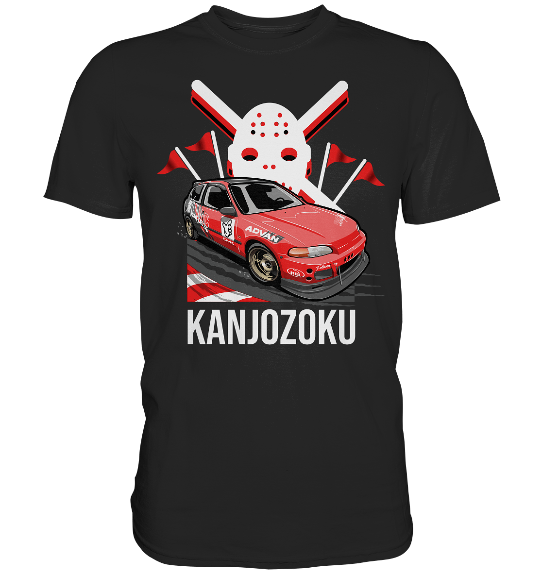 Honda Civic Kanjo EG6 - Premium Shirt - MotoMerch.de