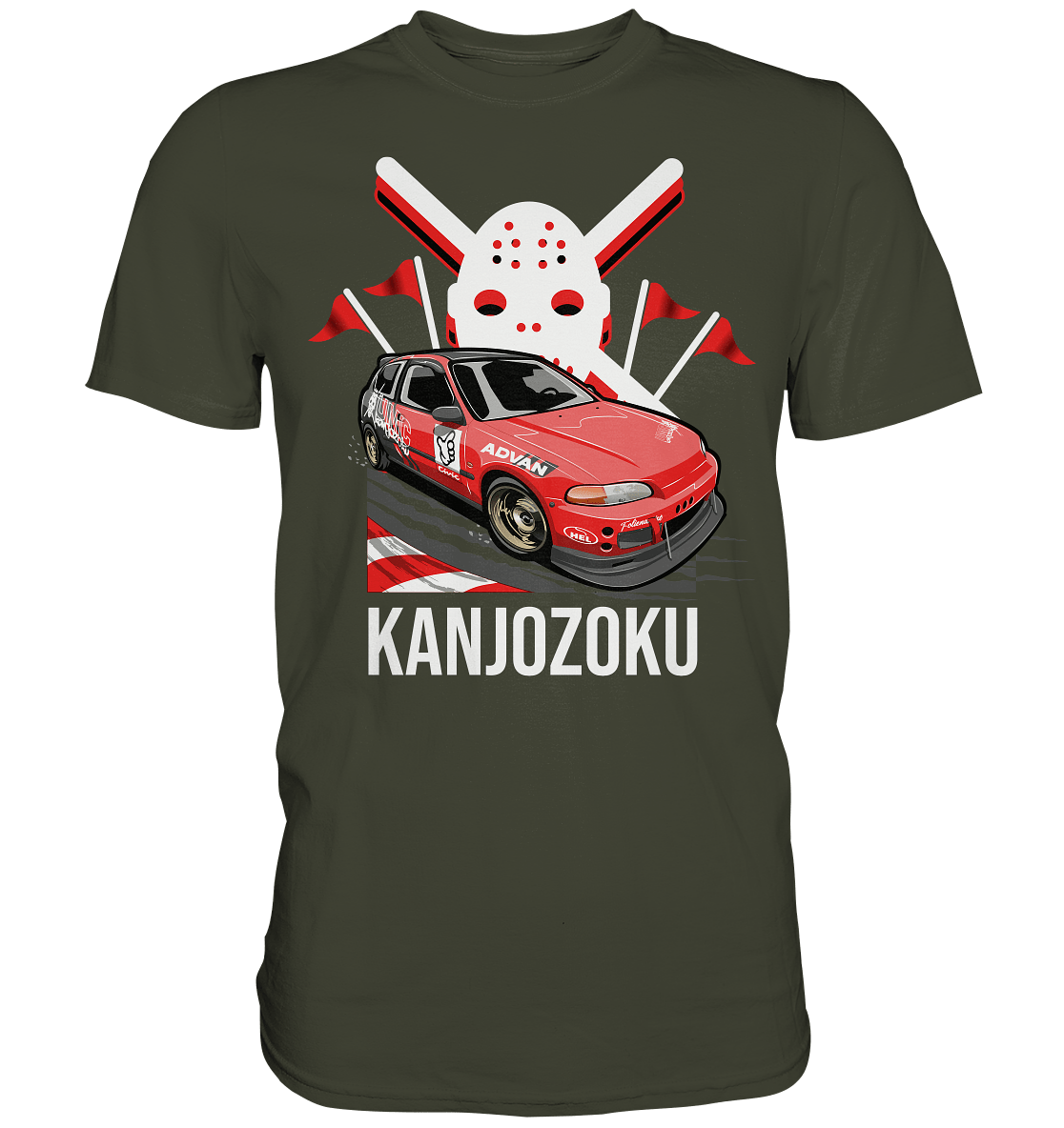 Honda Civic Kanjo EG6 - Premium Shirt - MotoMerch.de
