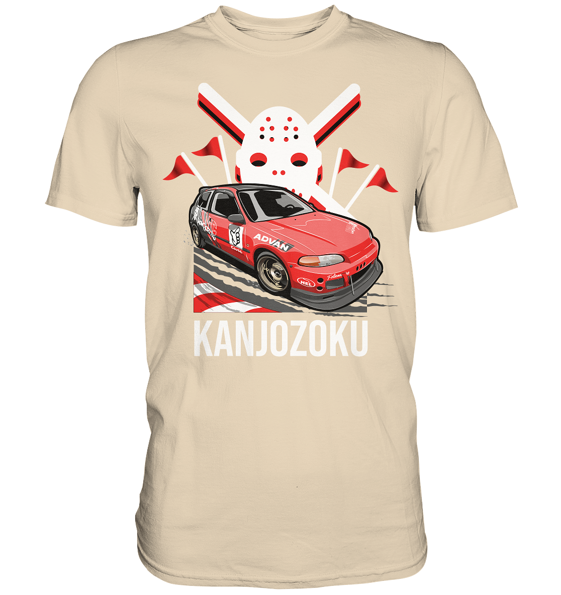Honda Civic Kanjo EG6 - Premium Shirt - MotoMerch.de